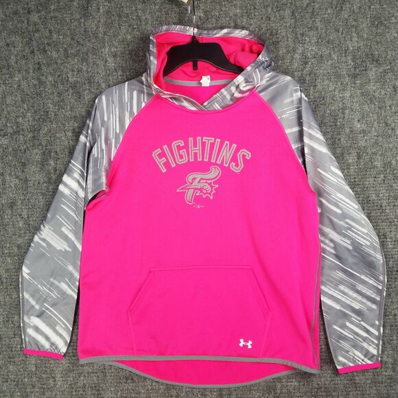 Reading Fightin Phils Hoodie Girls XL Under Armour Cold Gear Loose Sweatshirt - Picture 1 of 10
